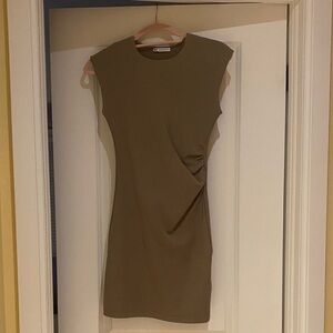 Zara Taupe Bodycon Dress